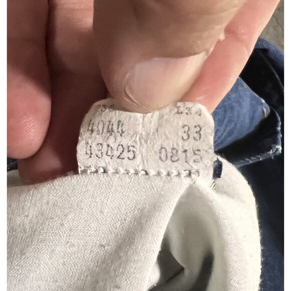 Vintage 70s Orange Tab Jeans Levi’s Men’s 34 X 30 Talon Zipper - Picture 16 of 16